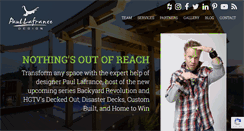 Desktop Screenshot of paullafrancedesign.com
